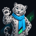 Lyte, the TradeKeel snow leopard mascot